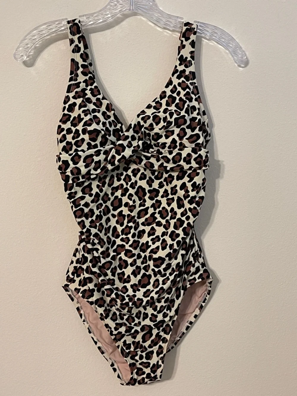 Kona Sol Leopard Print One-Piece Swimsuit